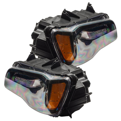 Oracle 11-14 Chrysler 300C SMD HL - Black - NON HID - ColorSHIFT DRL - ColorSHIFT