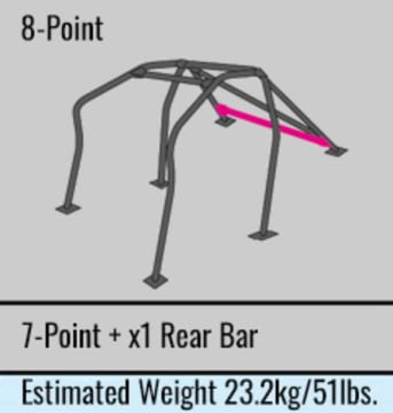 Cusco D1 Chromoly 2-Pssgr 8pt Around Dash Roll Cage 05-11 Honda Civic Type-R (FD2) (S/O-No Cancel)