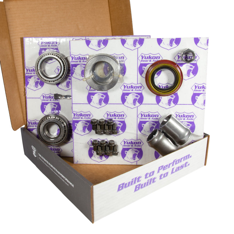 Yukon 8.875in GM 12T Thick 3.73 Rear Ring & Pinion Install Kit Axle Bearings and Seals