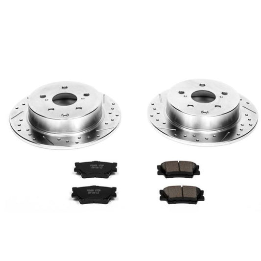 Power Stop 09-10 Pontiac Vibe Rear Z23 Evolution Sport Brake Kit