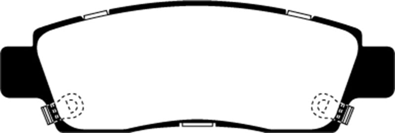 EBC 03-05 Chevrolet SSR 5.3 Greenstuff Rear Brake Pads