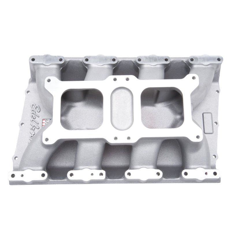 Edelbrock Intake Manifold Chrysler Gen II 426-572 Hemi Dual Quad Single Plane for Carburetors