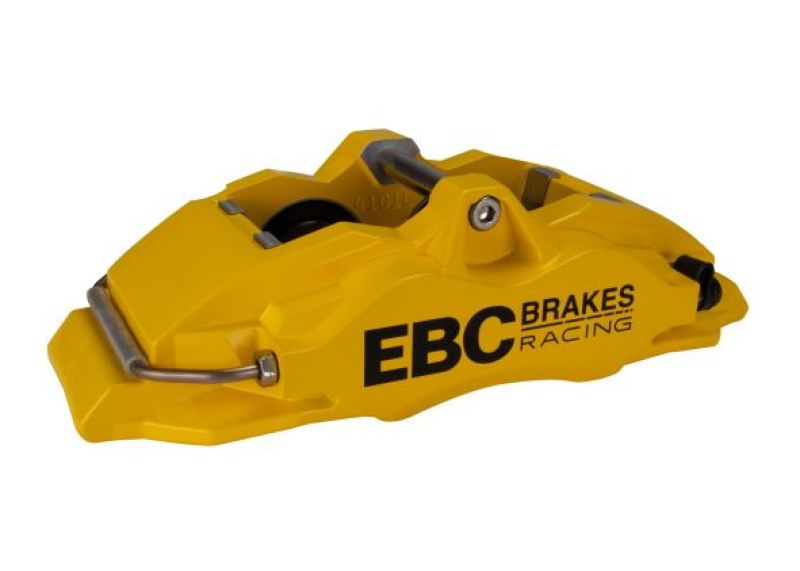 EBC Racing 05-11 Ford Focus ST (Mk2) Front Left Apollo-4 Yellow Caliper