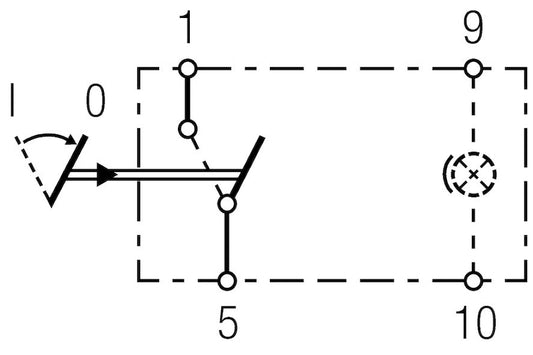 Hella Momentary Switch Spst W/Loc Light