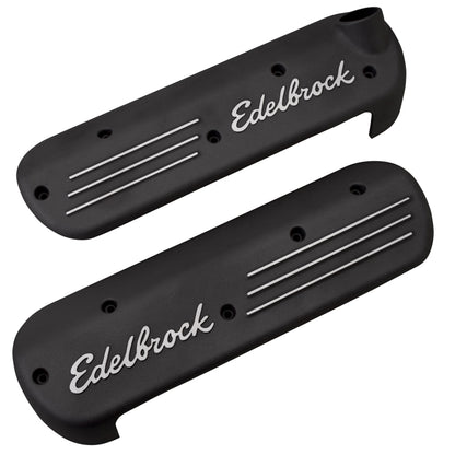 Edelbrock Coil Cover GM Gen 3 LS1 Black Coated