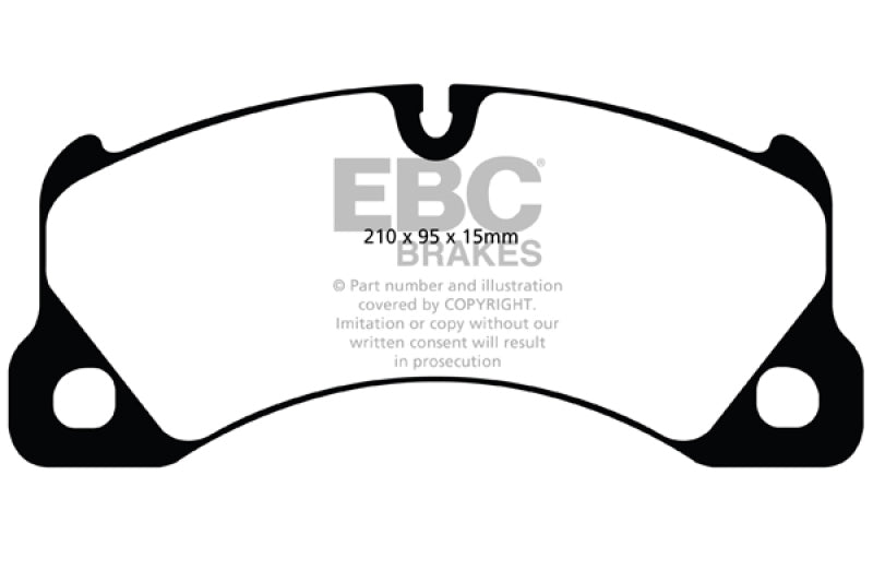 EBC 2010-2017 Volkswagen Touareg 3.0L Supercharged Hybrid Ultimax2 Front Brake Pads