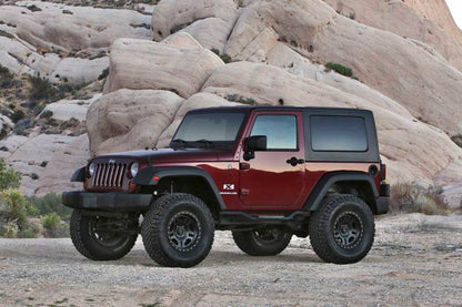 Fabtech 07-18 Jeep JK 2-Door 3in Trail w/Dlss Shks