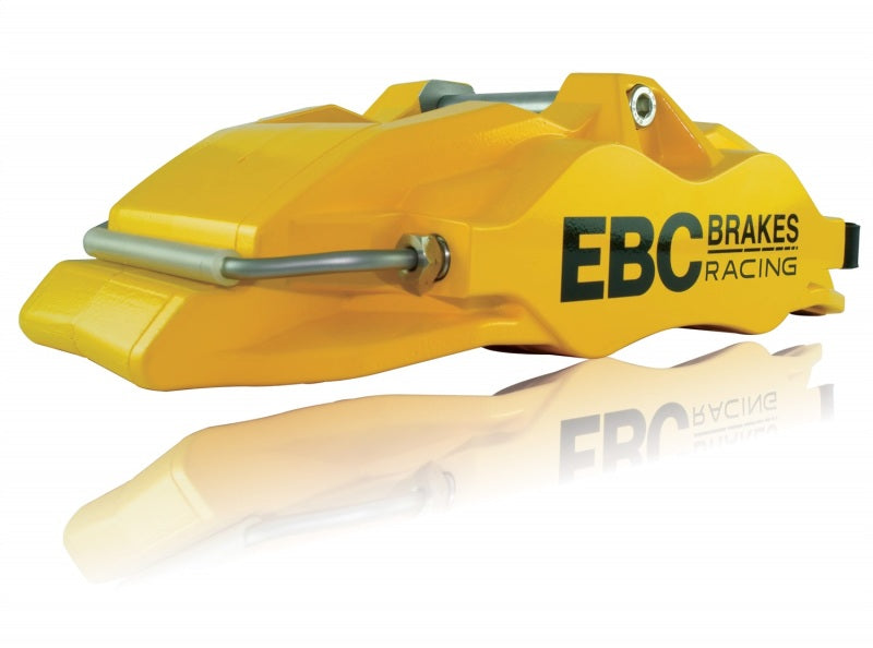 EBC Racing 05-11 Ford Focus ST (Mk2) Front Left Apollo-4 Yellow Caliper