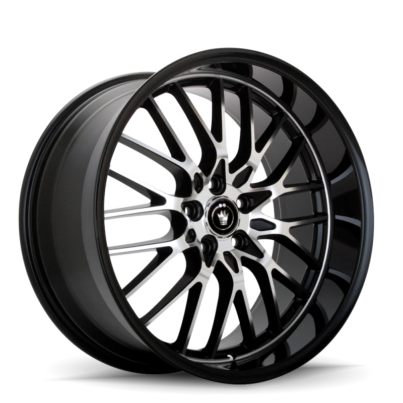 Konig Lace 16x7 8x100/114.3 ET40 Black/Machine Spoke