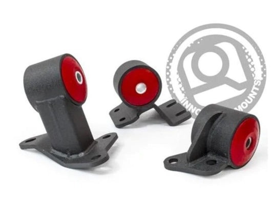 Innovative 90-93 Integra B-Series Black Steel Mounts 95A Bushings