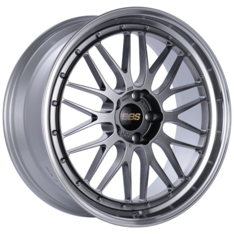 BBS LM 19x11 5x120 ET25 Diamond Black Center Diamond Cut Lip Wheel - 82mm PFS/Clip Required