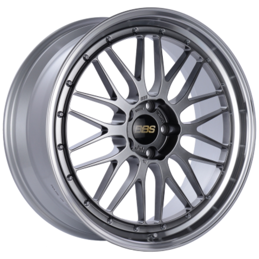 BBS LM 20x9 5x112 ET25 Diamond Black Center / Diamond Cut Lip Wheel -82mm PFS/Clip Required