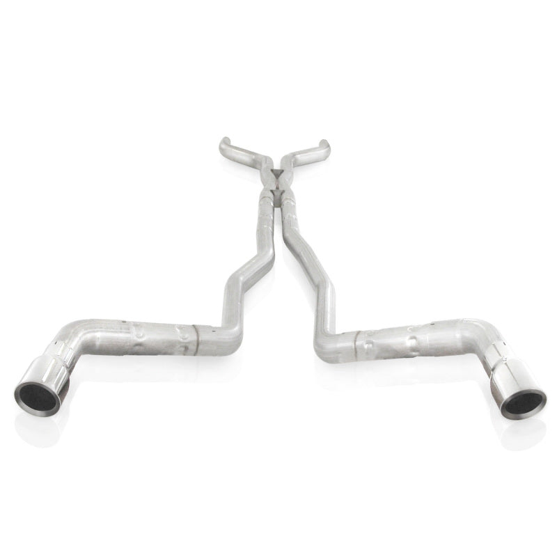 Stainless Works 10-15 Camaro 6.2L 3in Dual Chambered Catback System X-Pipe Factory Connect