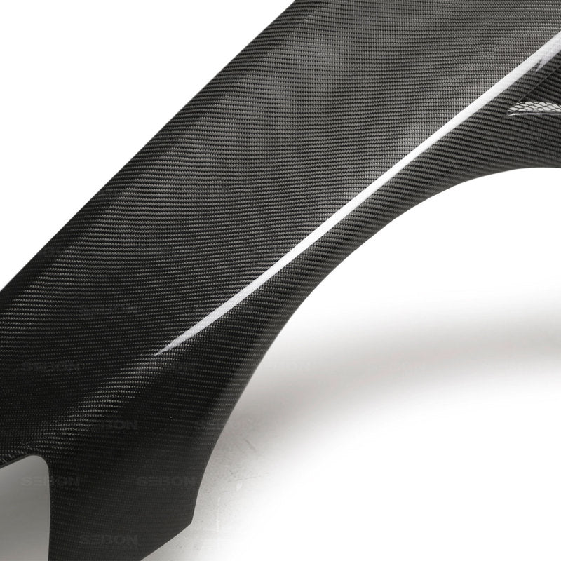 Seibon 03-07 Mitsubishi Evo 8 & IX 10mm Wider Carbon Fiber Fenders