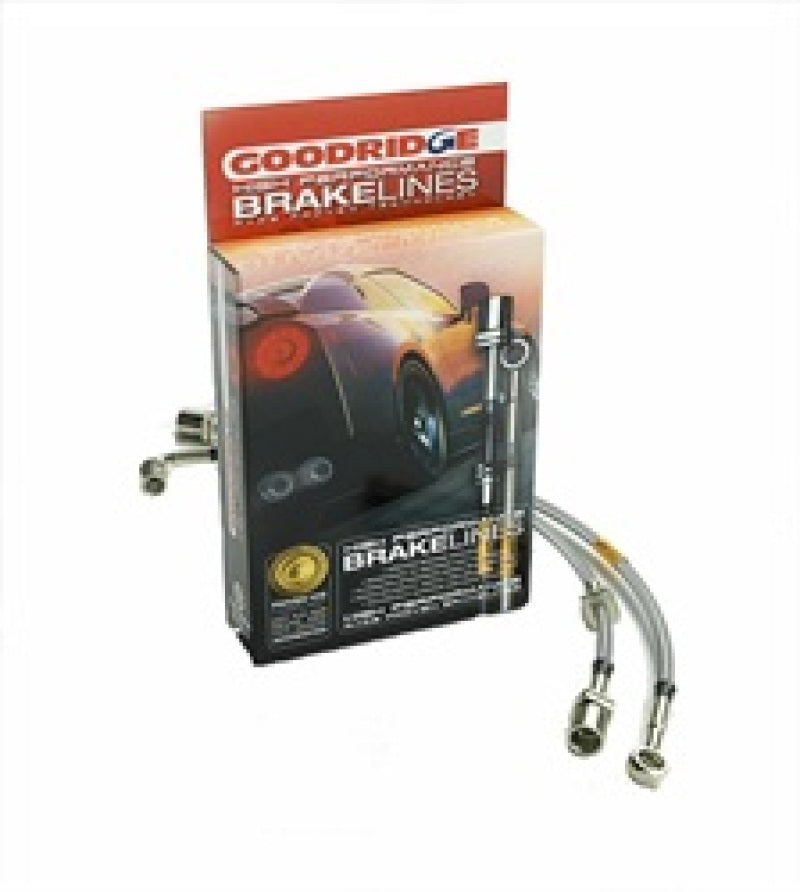 Goodridge 95-96 GMC Yukon 2WD 4in Extended Line SS Brake Line Kit