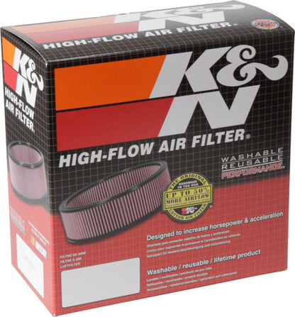 K&N Standard 9in Red Custom Air Cleaner Assembly