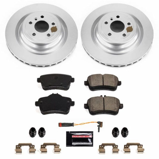 Power Stop 17-18 Mercedes-Benz GLS450 Rear Z23 Evolution Sport Coated Brake Kit