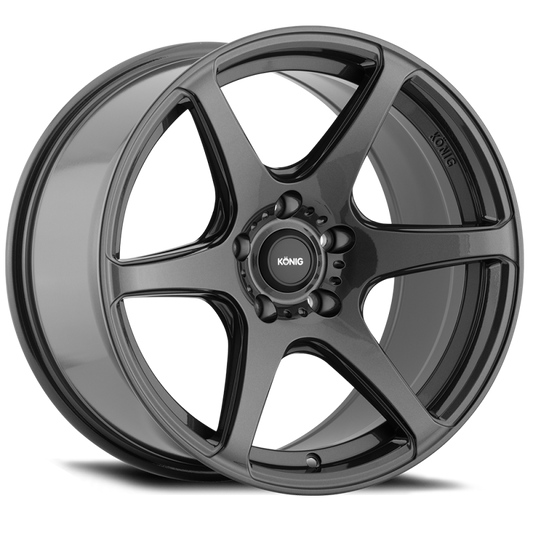 Konig Tandem 16x7.5 5x112 ET45 Gloss Graphite