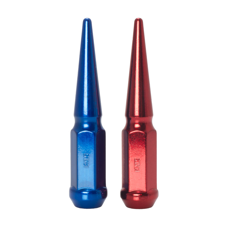 Wheel Mate Spiked Lug Nuts Set of 24 - Blue 14x2.0