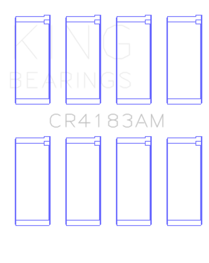 King Engine Bearings Chrysler/Mitsubishi 122ci 2.0L (Size 0.75) Rod Bearing Set