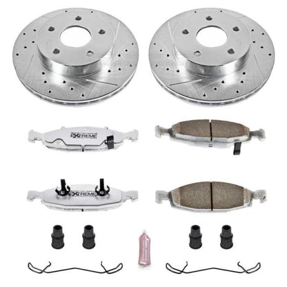 Power Stop 99-02 Jeep Grand Cherokee Front Z26 Street Warrior Brake Kit