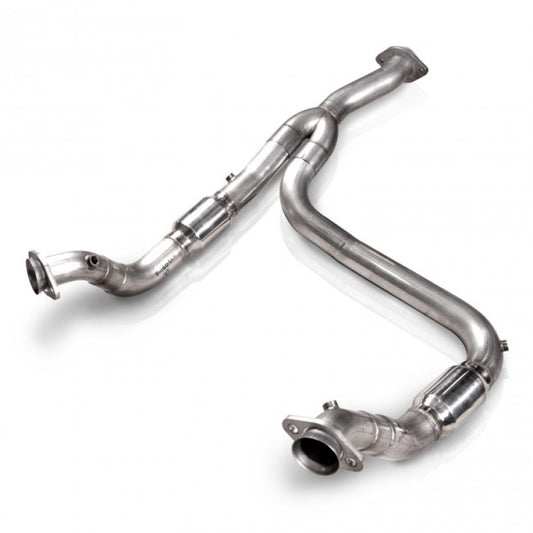 Stainless Works 2011-14 F-150 3.5L 3in Downpipe High-Flow Cats Y-Pipe Factory Connection