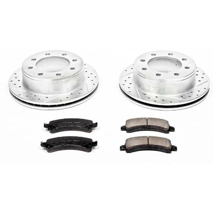 Power Stop 06-17 Chevrolet Express 2500 Rear Z23 Evolution Sport Brake Kit