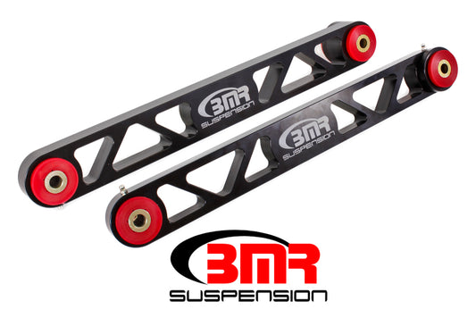 BMR 05-14 S197 Mustang Billet Aluminum Lower Control Arms (Polyurethane) - Black Anodized