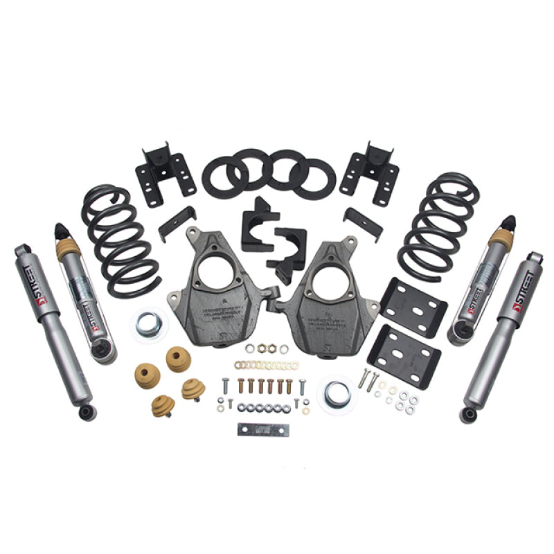 Belltech LOWERING KIT 16.5-17 Chevy Silverado Standard Cab 2WD 3-4F / 5-6R