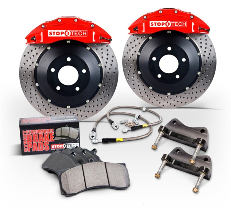 StopTech BMW 14-15 228i/ 13 328i Rear BBK w/Black ST40 Calipers Slotted 355X32mm Rotors