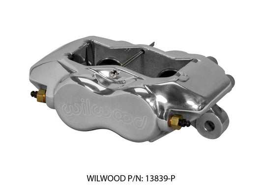 Wilwood Caliper-Forged DynaliteI Polished 1.38in Pistons .81in Disc