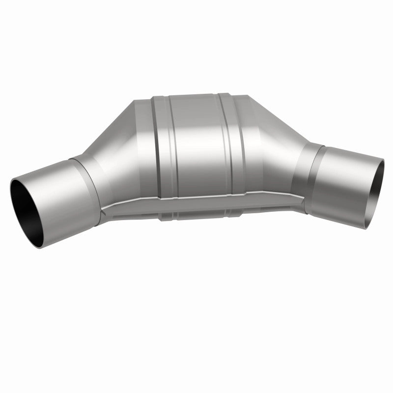 MagnaFlow Universal Catalytic Converter 2.25 Angled In/Out Front CA