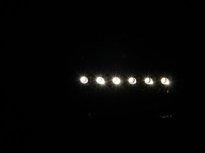 ANZO 2007-2014 Chevy Tahoe Crystal Headlight Chrome Amber(OE)