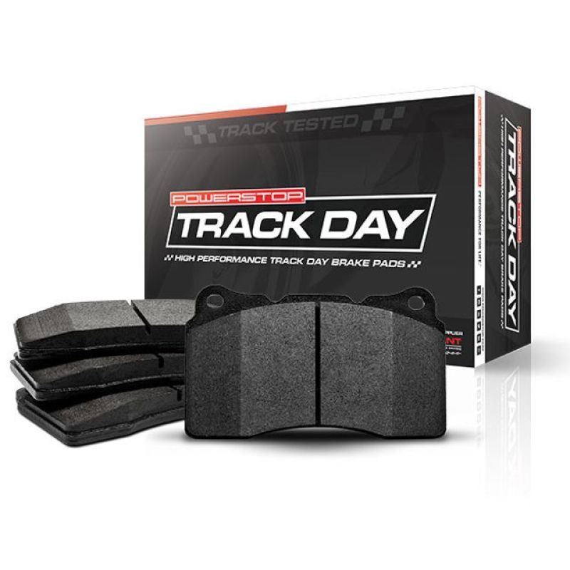 Power Stop 15-19 Ford Mustang Front Track Day Brake Pads