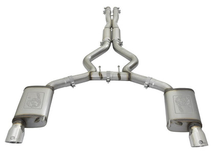 aFe 20-22 Audi RS6 Avant V8 4L(tt) MACH Force-Xp 3in to 2.5in 304 SS Cat-Back Exhaust w/Polished Tip