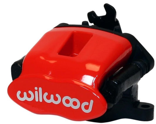 Wilwood Caliper-Combination Parking Brake-Pos 13-R/H-Red 41mm piston .81in Disc