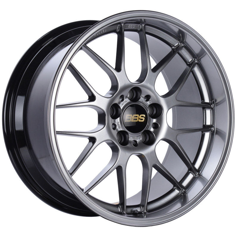 BBS RG-R 18x10 5x120 ET25 Diamond Black Wheel -82mm PFS/Clip Required