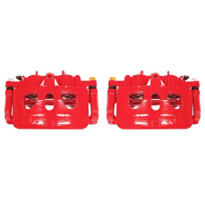 Power Stop 13-17 Ford Explorer Front Red Calipers w/Brackets - Pair