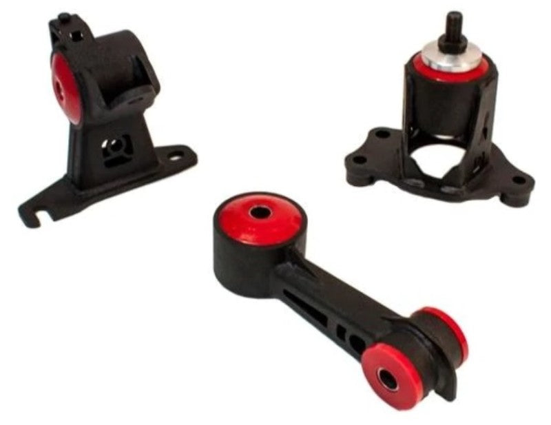 Innovative 11-15 Honda CR-Z L-Series Black Steel Mounts 85A Bushings