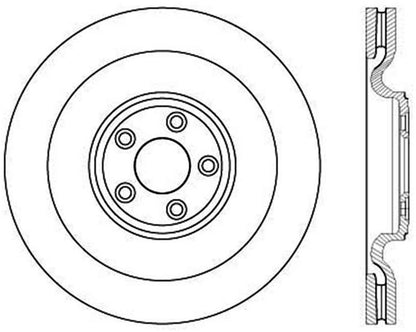 StopTech Drilled Sport Brake Rotor