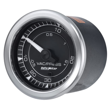 Autometer Chrono 2-1/16in 30INHG-30PSI Vacuum/Boost Gauge
