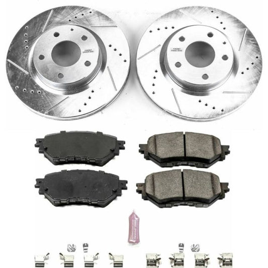 Power Stop 17-18 Mazda 3 Front Z23 Evolution Sport Brake Kit