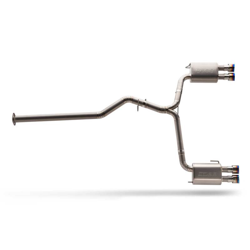 Cobb 22-24 Subaru WRX Titanium Catback Exhaust (Incl. Burnt Ti Tips)