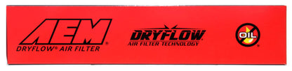 AEM BMW 3 Series 96-02 1.6/1.9L/ 98-07 2.0/2.2/2.5/2.8/3.0/3.2L L6 Dryflow Panel Air Filter