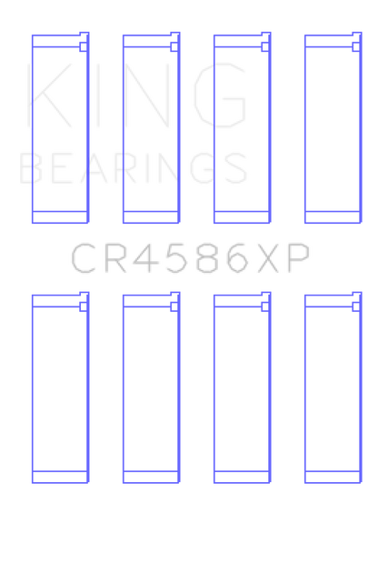 King Engine Bearings Mitsubishi 4B11T EVO X 2007+ (Size STD) Performance Rod Bearing Set