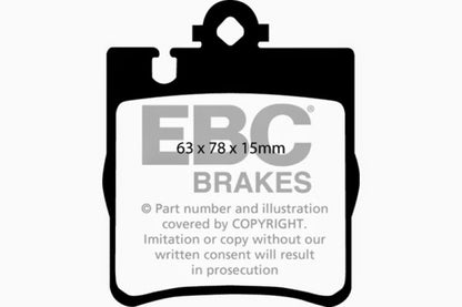 EBC 04 Mercedes-Benz C230 (W203) 2.5 Sport Sedan Bluestuff Rear Brake Pads
