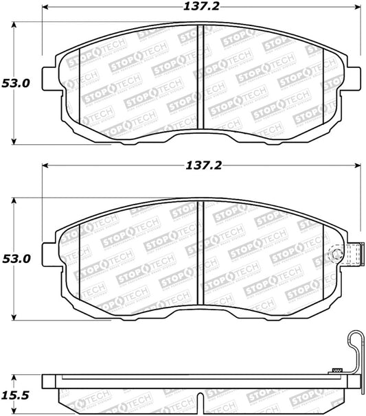 StopTech Street Brake Pads