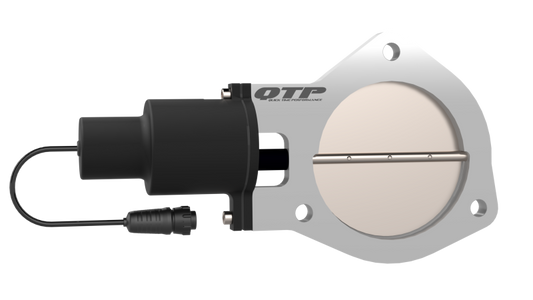 QTP 4in Bolt-On QTEC Electric Cutout Valve - Single