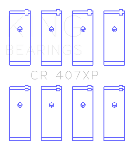 King Engine Bearings Nissan CA18DET (Size STD) Performance Rod Bearing Set