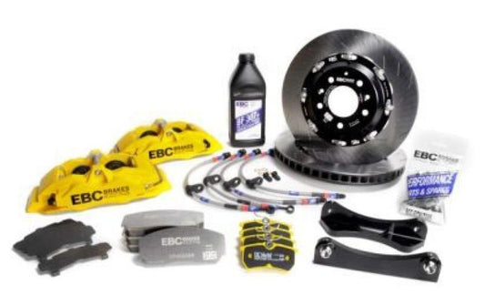 EBC Racing 12-19 BMW 3-Series (F30/F31/F34) Yellow Apollo-4 Calipers 330mm Rotors Front BBK